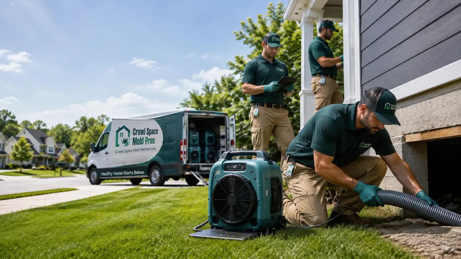 Crawl Space Mold Removal in Gardner, ND